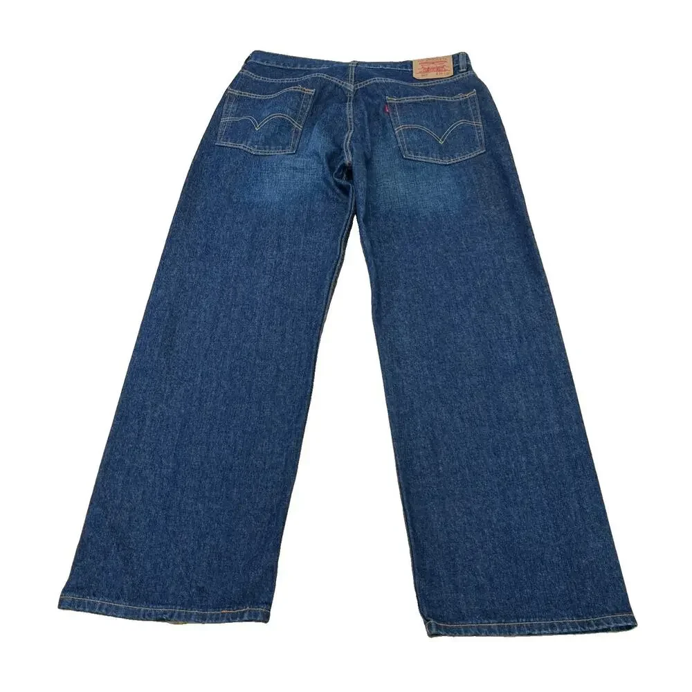 Y2K Levi's 559 Loose Fit Straight Jeans Men's Size 36x32 Vintage Skater Grunge